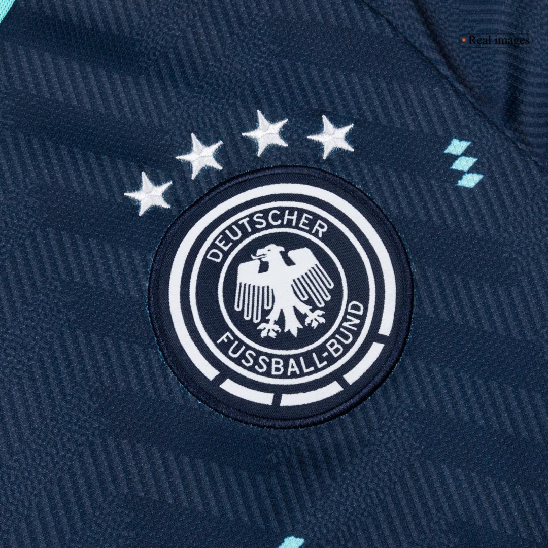 Allemagne Extérieur Maillot 2026 Bleu marine Grande Taille