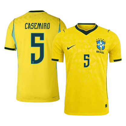 CASEMIRO #5 Brésil Domicile Maillot 2026 Jaune Joueur