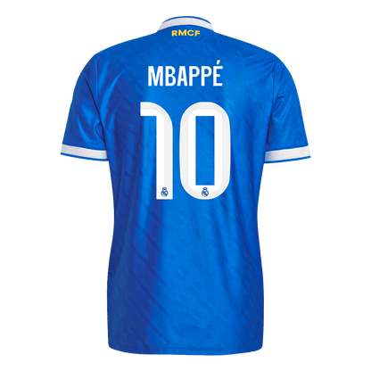 MBAPPÉ #10 Real Madrid Third Maillot 2025/26 Bleu Joueur