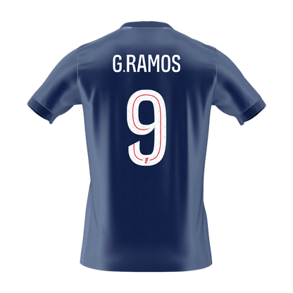 G.RAMOS #9 Les Parisiens Domicile Maillot 2025/26 Bleu marine - Super