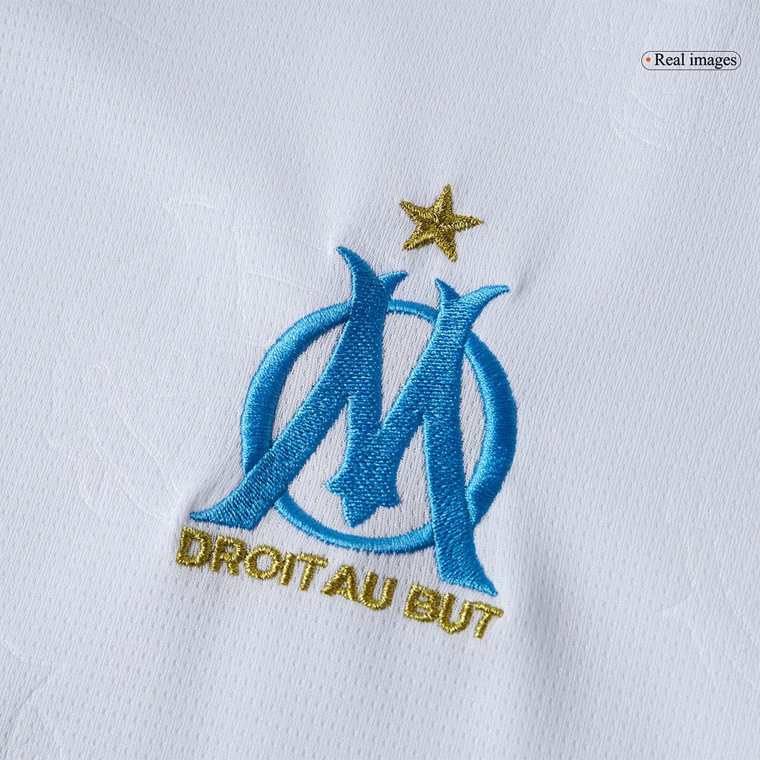 Olympique de Marseille Domicile Maillot 2025/26 Blanc Grande Taille
