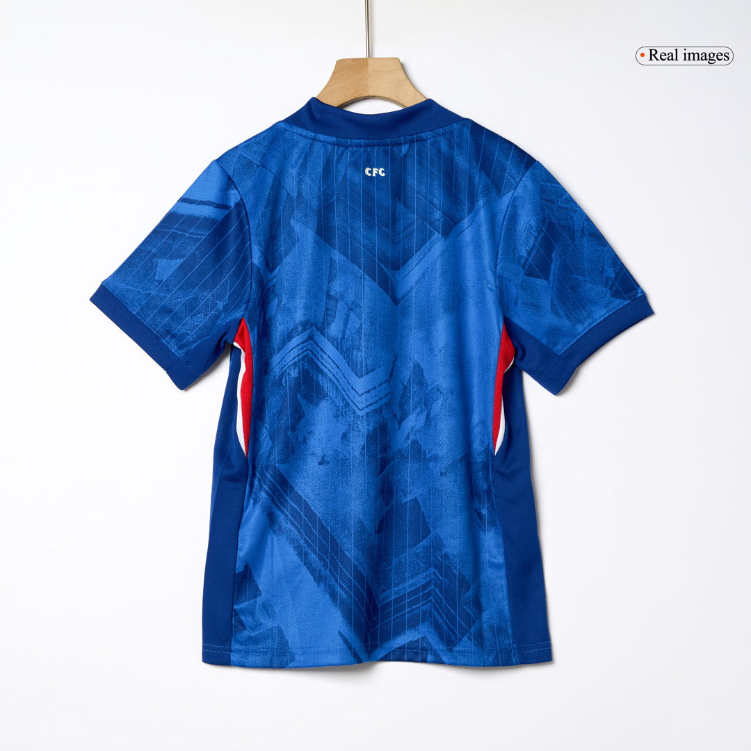 Chelsea Domicile Maillot Kit 2025/26 Enfant Bleu
