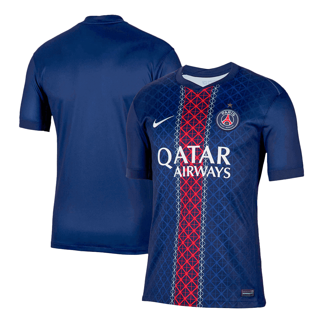 Les Parisiens Domicile Maillot 2025/26 Bleu marine - Super Grande Taille