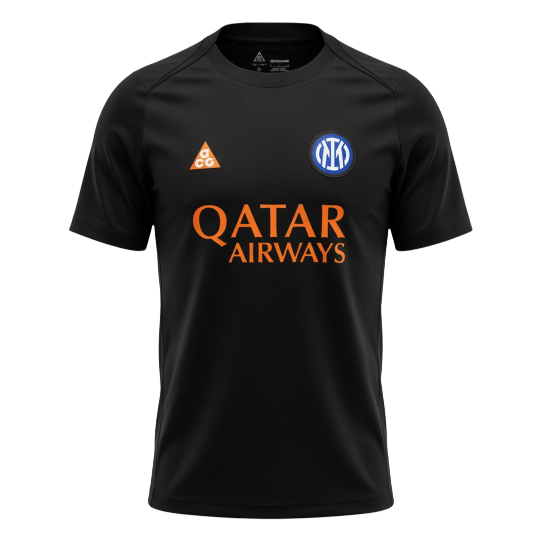 Inter Milan Pre-Match Maillot 2025/26 Noir