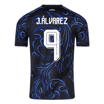 J. ÁLVAREZ #9 Argentine Extérieur Maillot 2026 Noir