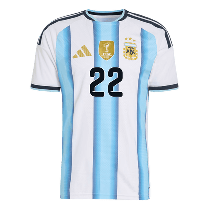 L.MARTÍNEZ #22 Argentine Domicile Maillot 2026 Blue&White Joueur