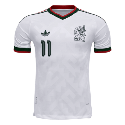 S.GIMENEZ #11 Mexique Extérieur Maillot 2026 Blanc Joueur
