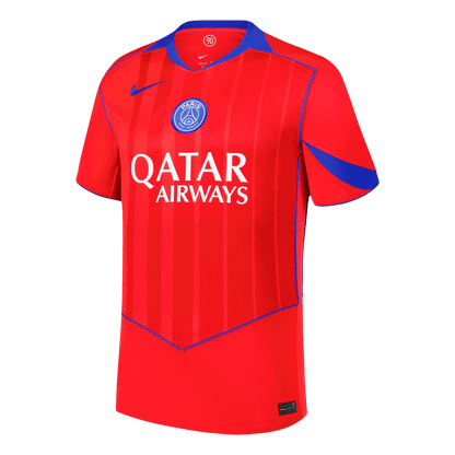 Les Parisiens Third Maillot Kit 2025/26 Rouge