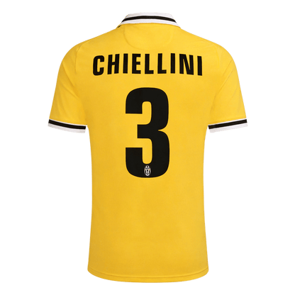 Retro CHIELLINI #3 Juventus Extérieur Maillot 2013/14 Jaune