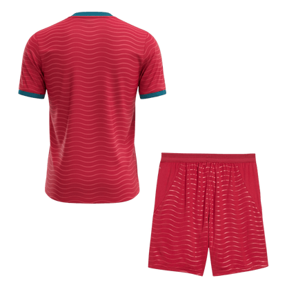 Portugal Domicile Maillot Kit 2026 Rouge