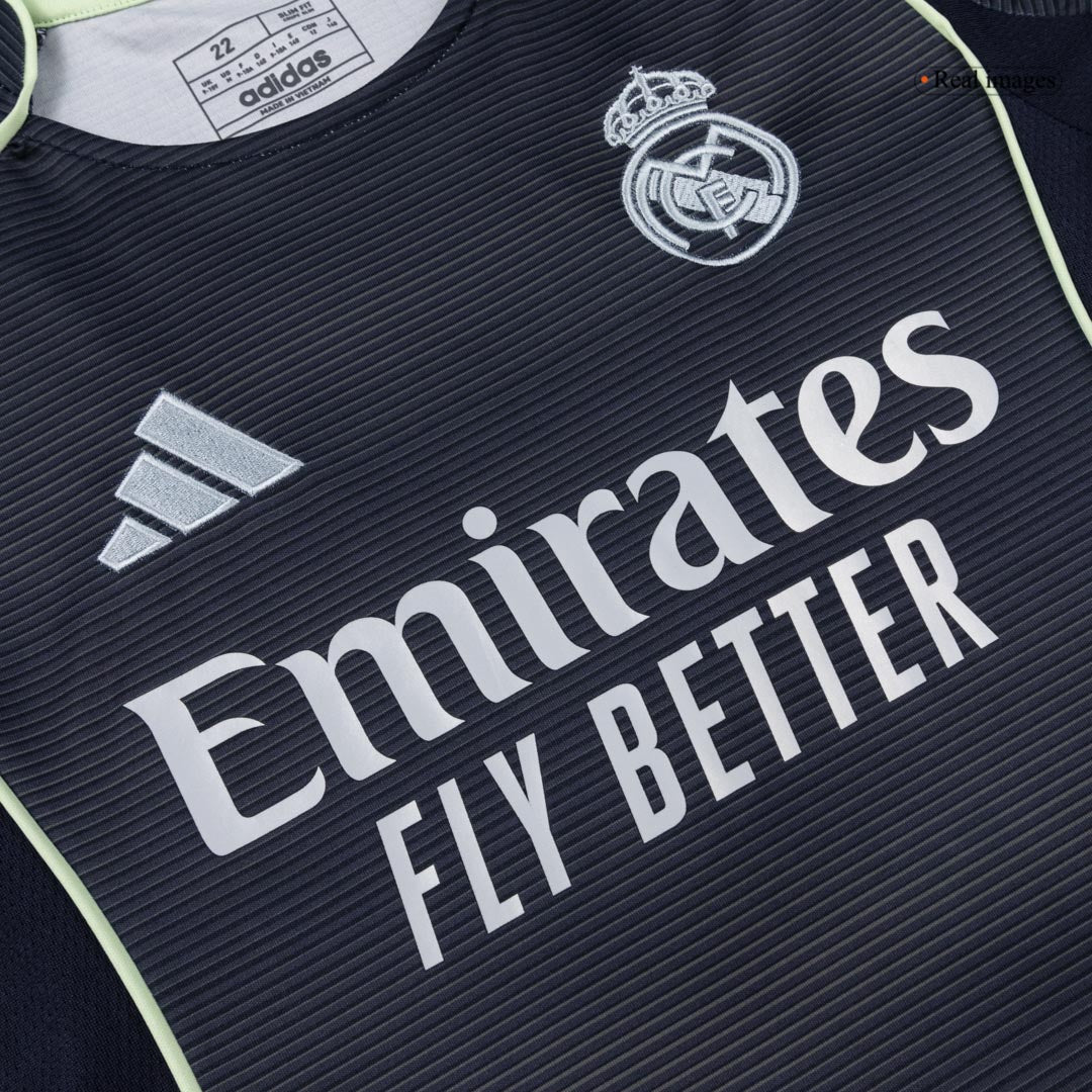 Kids Real Madrid Extérieur Maillot Kit 2025/26 Bleu marine - Super