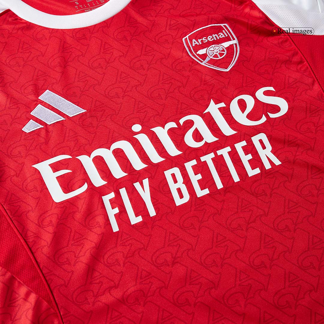 Arsenal Domicile Maillot Manches Longues 2025/26 Rouge