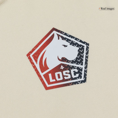 Lille OSC Extérieur Maillot 2025/26 Beige Grande Taille