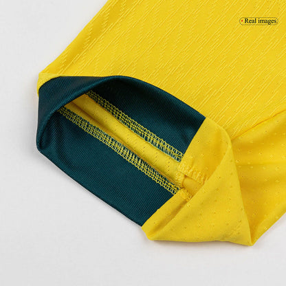 Brésil Domicile Maillot 2026 Jaune Joueur