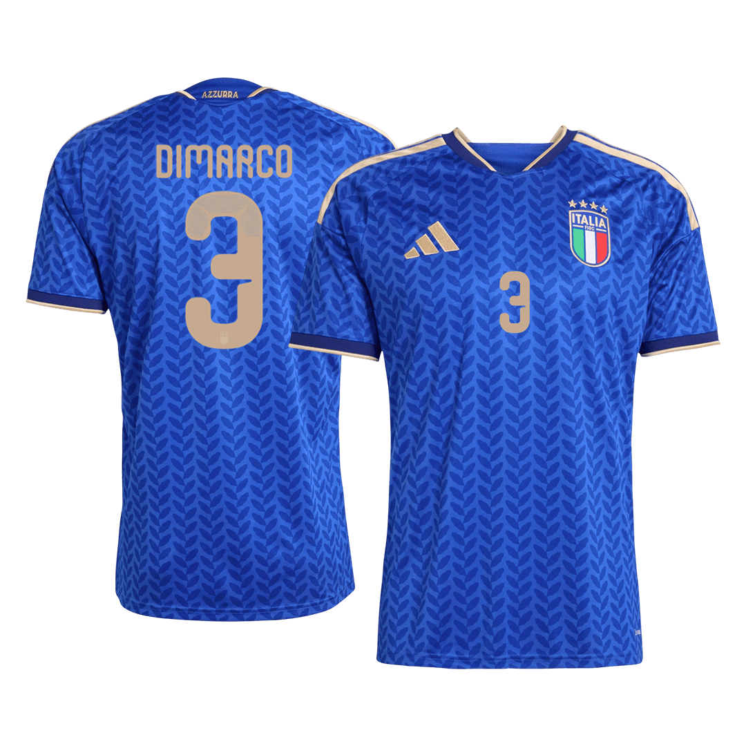 DIMARCO #3 Italie Domicile Maillot 2026 Bleu - Super