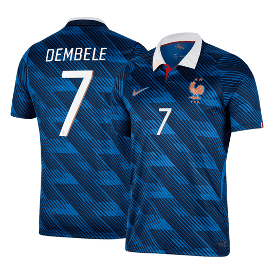 DEMBÉLÉ #7 France Domicile Maillot 2026 Bleu
