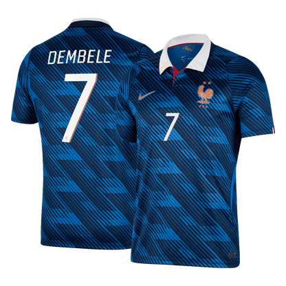 DEMBELE #7 France Domicile Maillot 2026 Bleu