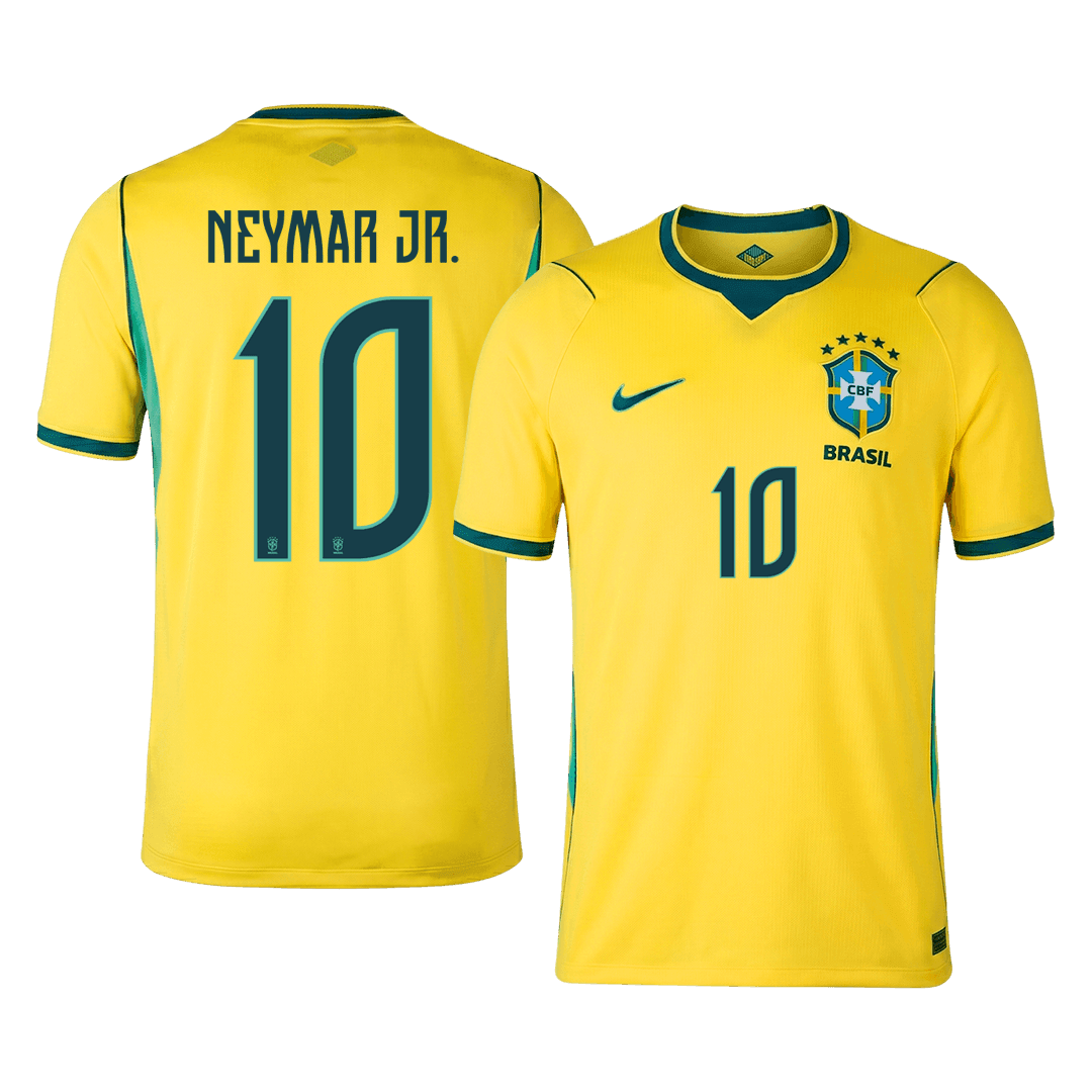 NEYMAR JR. #10 Brésil Domicile Maillot 2026 Jaune
