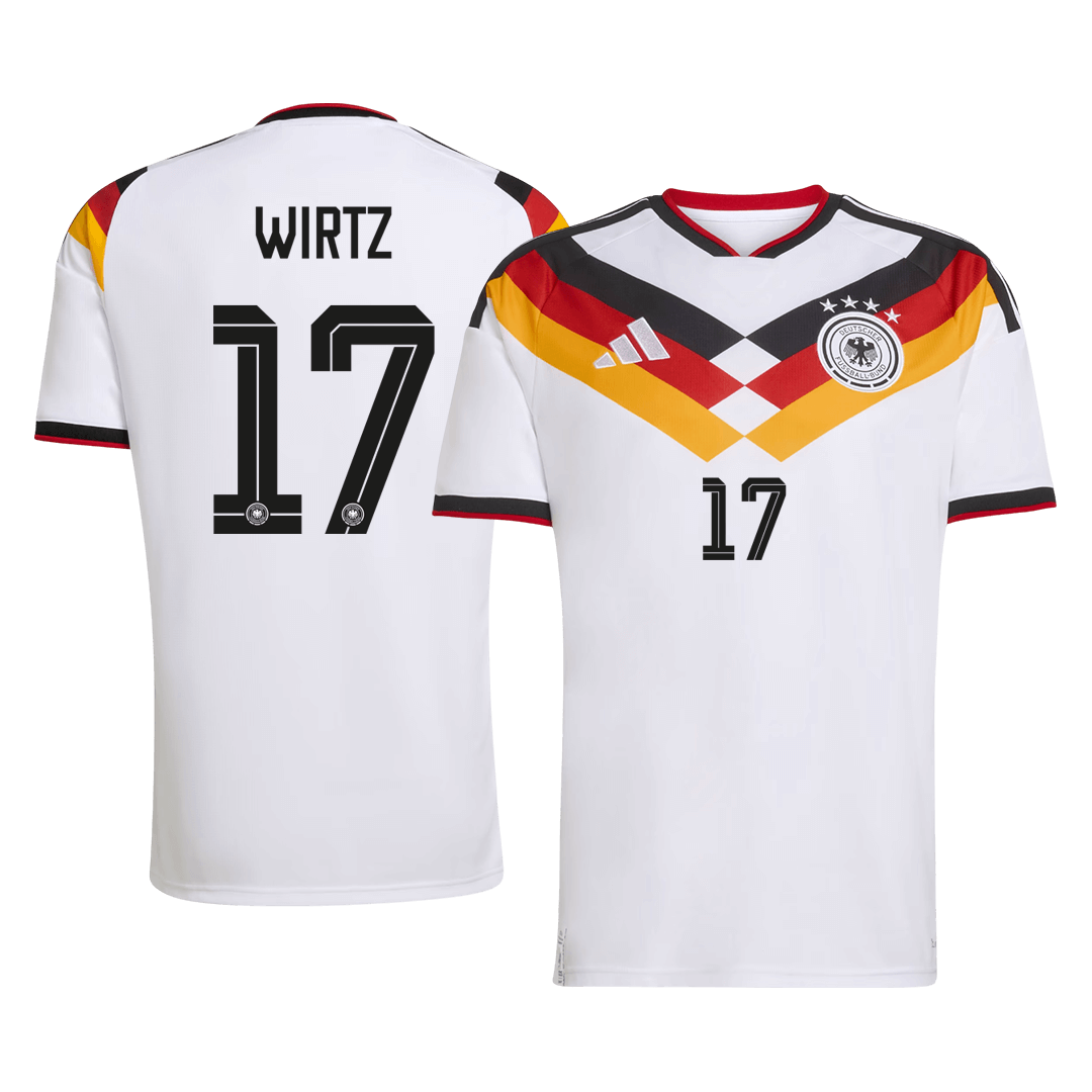 WIRTZ #17 Allemagne Domicile Maillot 2026 Blanc