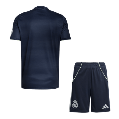 Men Real Madrid Extérieur Maillot Kit 2025/26 Bleu marine - Super