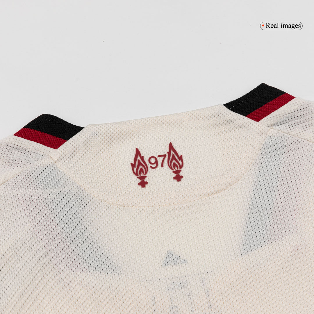 SZOBOSZLAI #8 Liverpool Extérieur Maillot 2025/26 Blanc Joueur