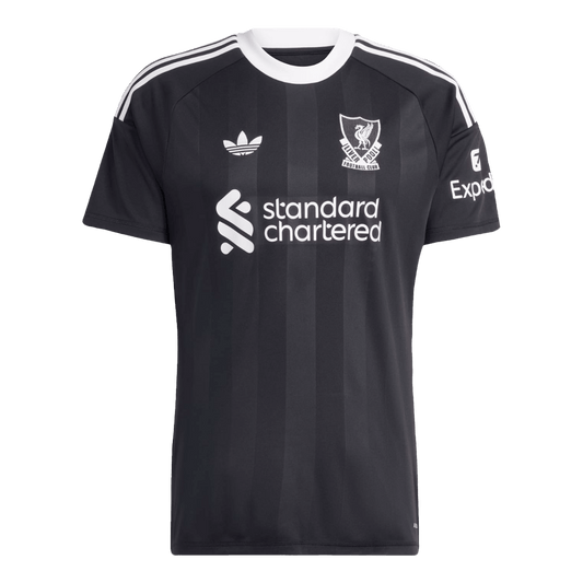 Liverpool Gardien Maillot 2025/26 Noir Grande Taille