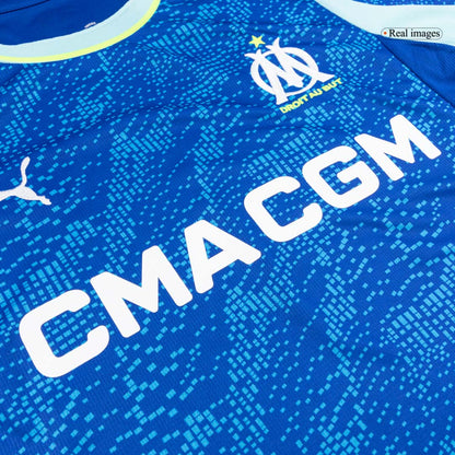 Olympique de Marseille Third Maillot 2025/26 Bleu Grande Taille