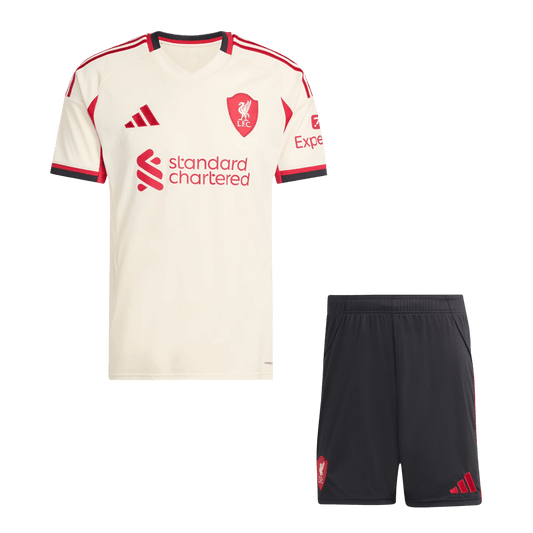 Liverpool Extérieur Maillot Kit 2025/26 Blanc