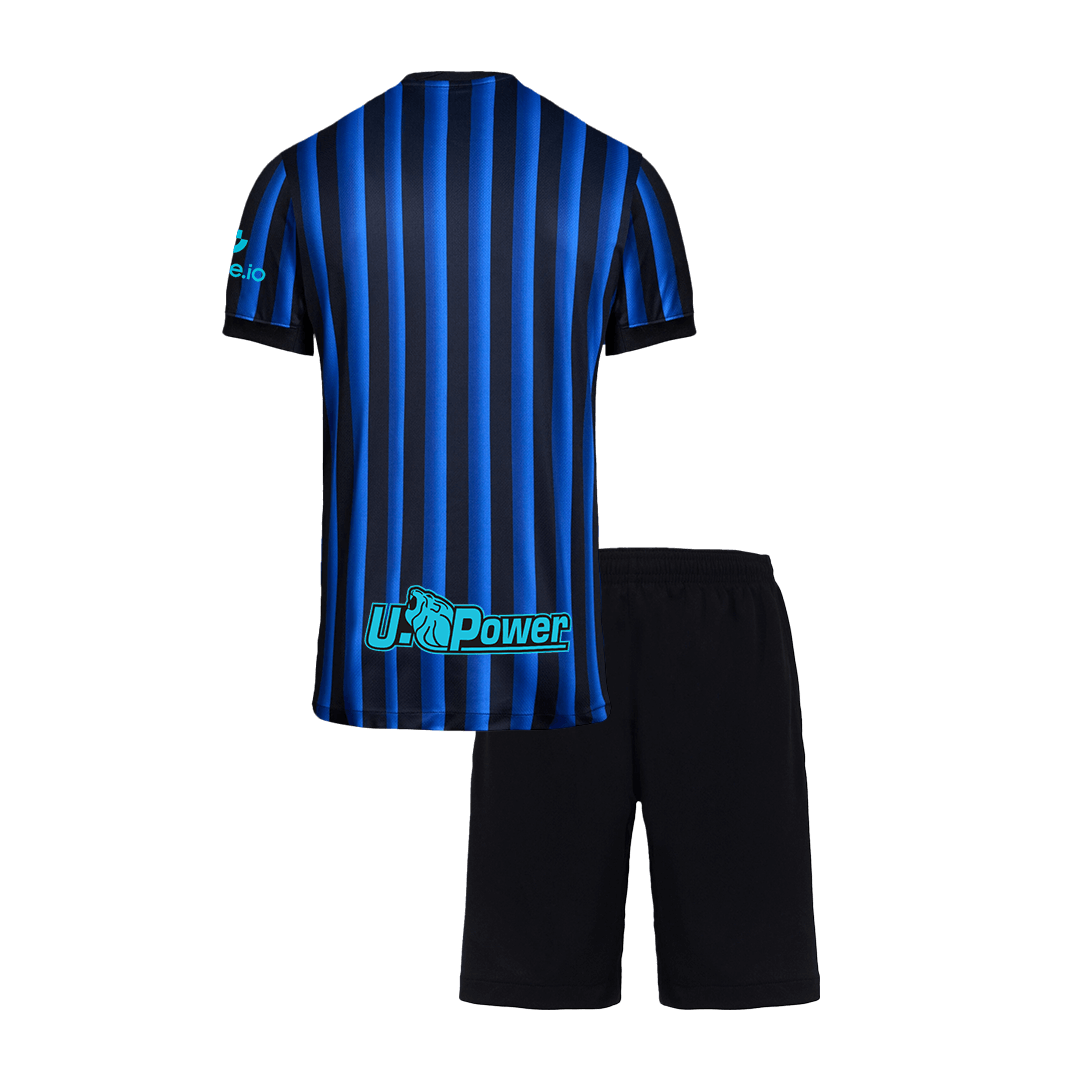 Inter Milan Domicile Maillot Kit 2025/26 Enfant Blue&Black