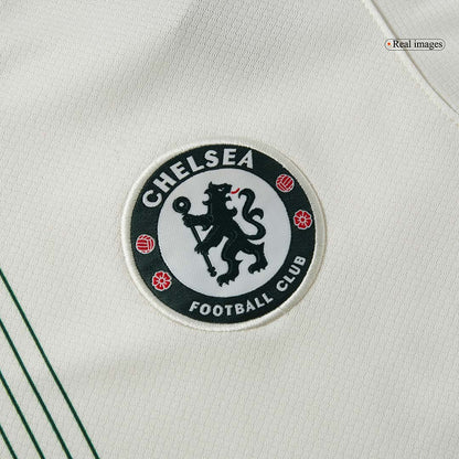 Chelsea Extérieur Maillot 2025/26 Blanc Grande Taille