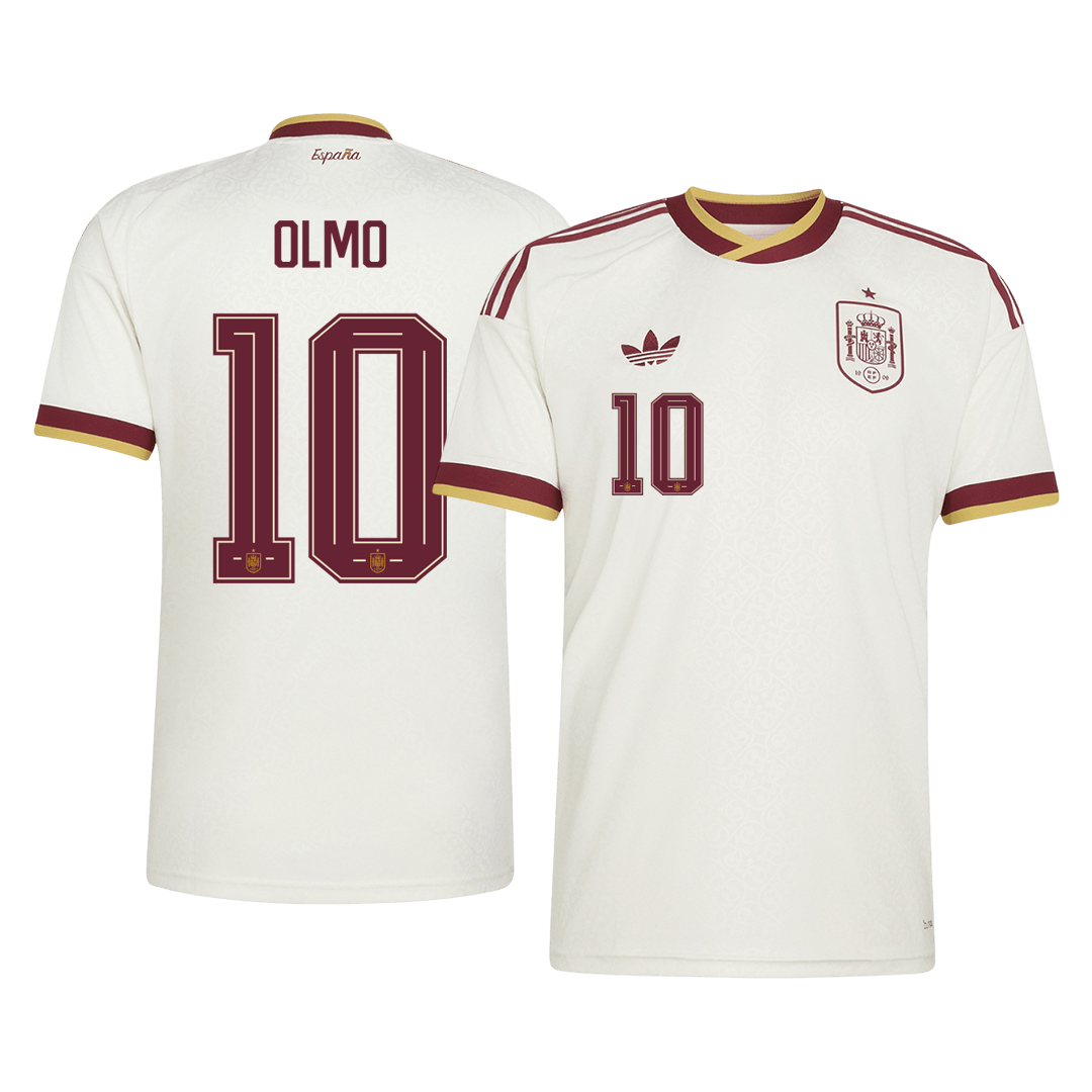 OLMO #10 Espagne Extérieur Maillot 2026 Blanc