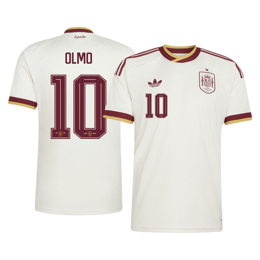 OLMO #10 Espagne Extérieur Maillot 2026 Blanc