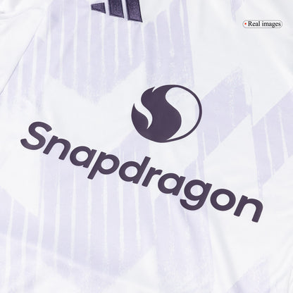 Manchester United Extérieur Maillot Manches Longues 2025/26 Blanc