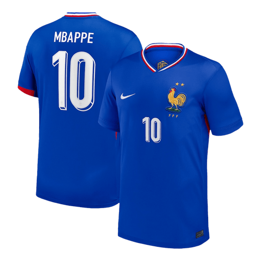 MBAPPE #10 France Domicile Maillot 2024 Bleu