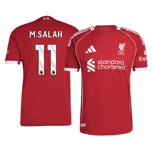 M.SALAH #11 Liverpool Domicile Maillot 2025/26 Rouge Joueur