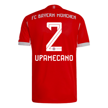 UPAMECANO #2 Bayern Munich Domicile Maillot 2025/26 Rouge Joueur