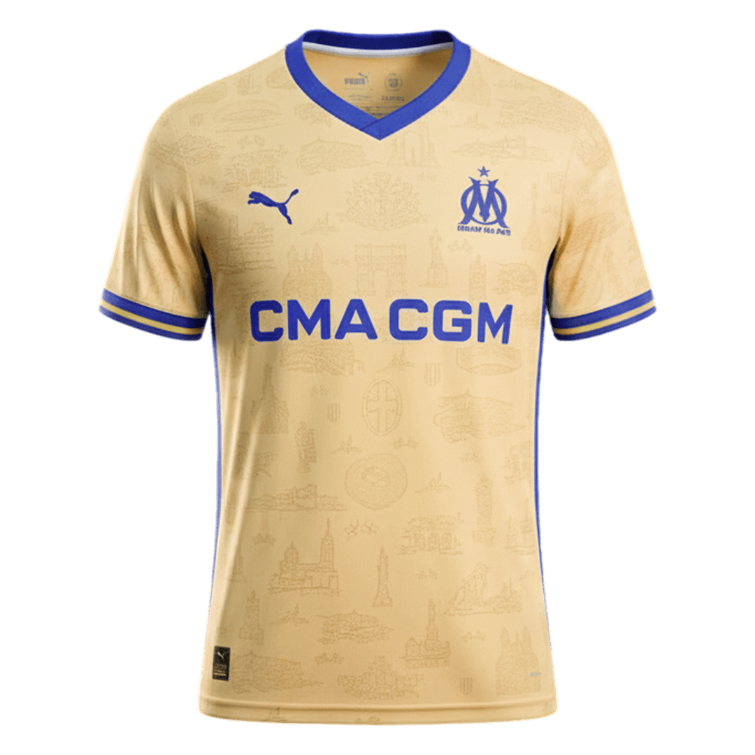 Olympique de Marseille Fourth Maillot 2025/26 Jaune