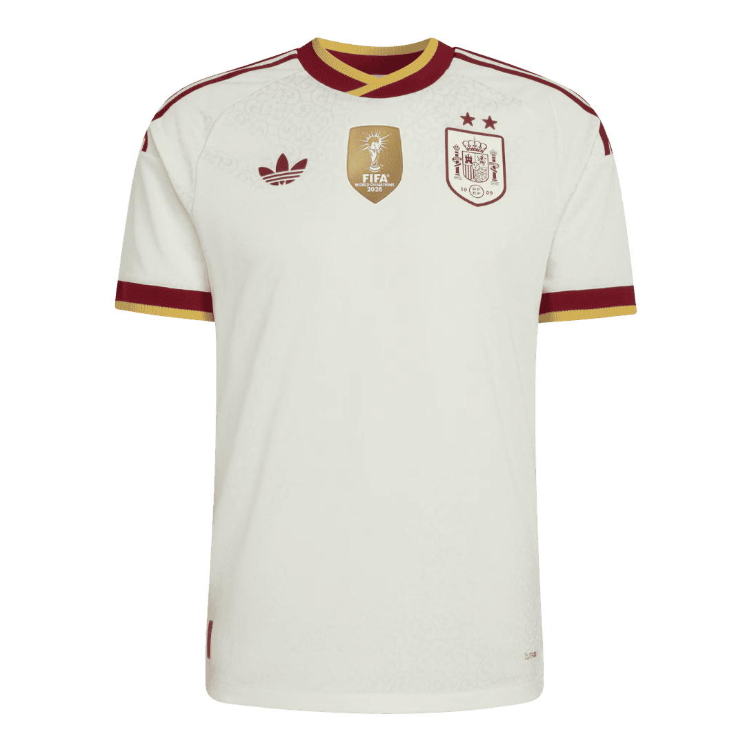 Espagne Extérieur Maillot 2026 Blanc Joueur