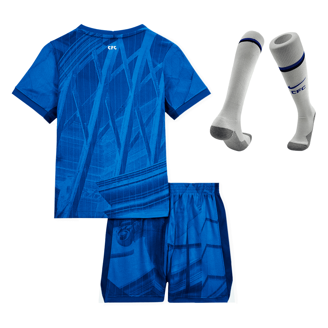 Chelsea Domicile Maillot Kit 2025/26 Enfant Bleu