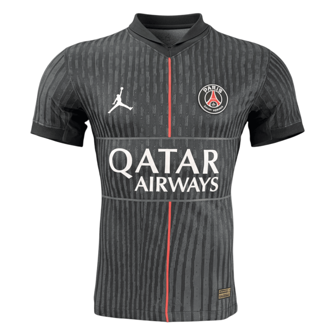 Les Parisiens Fourth Maillot 2025/26 Noir Joueur
