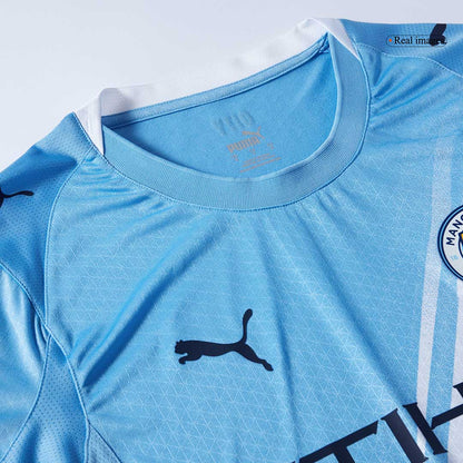 Manchester City Domicile Maillot 2025/26 Bleu Joueur