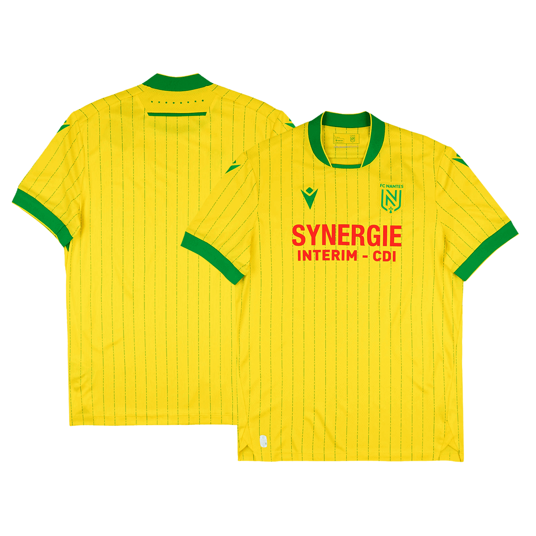 FC Nantes Domicile Maillot 2025/26 Jaune Grande Taille