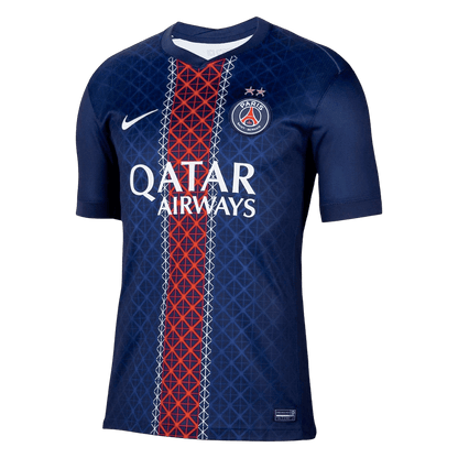 Champions of Europe #26 Les Parisiens Domicile Maillot 2025/26 Bleu marine - Super