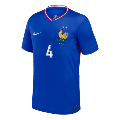 UPAMECANO #4 France Domicile Maillot 2024 Bleu