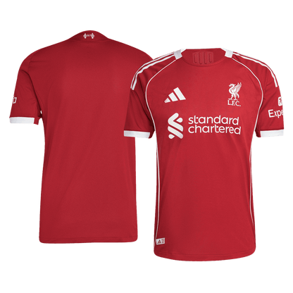 Liverpool Domicile Maillot 2025/26 Rouge Joueur