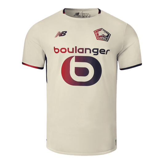Lille OSC Extérieur Maillot 2025/26 Beige
