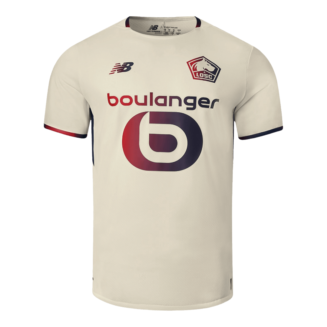 Lille OSC Extérieur Maillot 2025/26 Beige Grande Taille