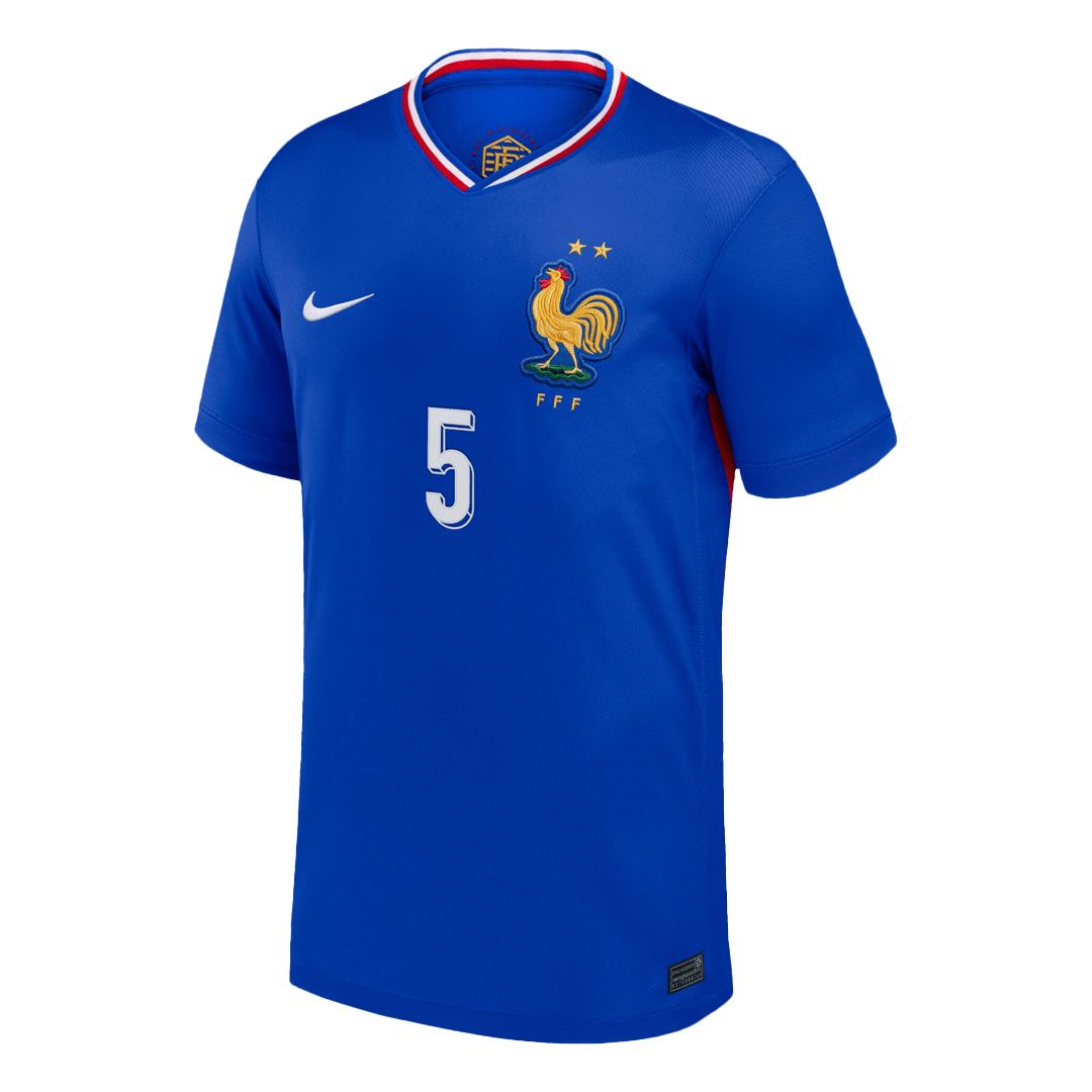 KOUNDE #5 France Domicile Maillot 2024 Bleu