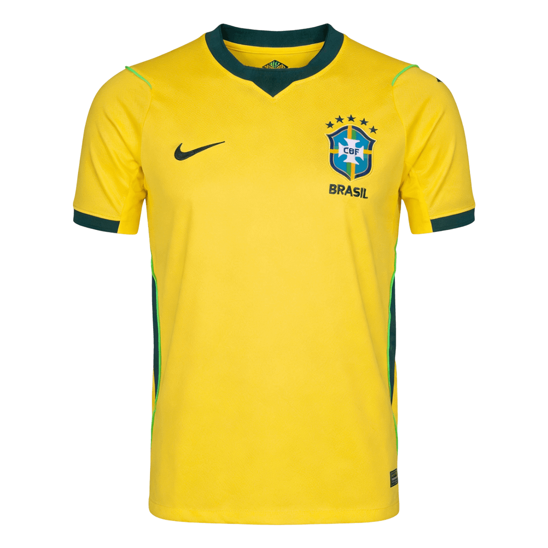Brésil Domicile Maillot Kit 2026 Jaune