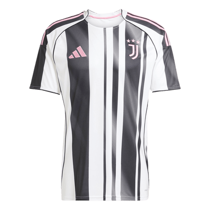 Juventus Domicile Maillot 2025/26 Noir&Blanc Grande Taille